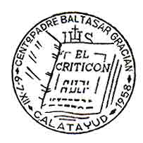 Work of Father Baltasar Gracián y Morales, SJ on a Spanish cancel