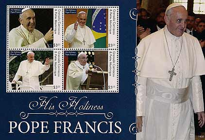 Pope Francis on Grenada Grenadines Scott 2897