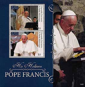 Pope Francis on Grenada Grenadines Scott 2899
