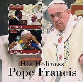 Pope Francis on Grenada Scott 3966