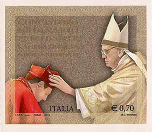 Pope Francis on Italy Scott 3220