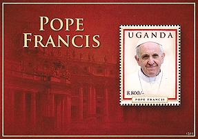Pope Francis on Uganda Scott 2104