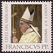 Pope Francis on Vatican Scott1526