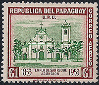 Church of St. Roque on Paraguay Scott C208