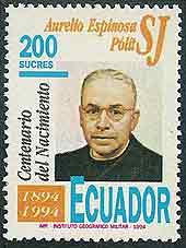 Father Aurelio Espinosa Pólit, SJ on Ecuador Scott 1339